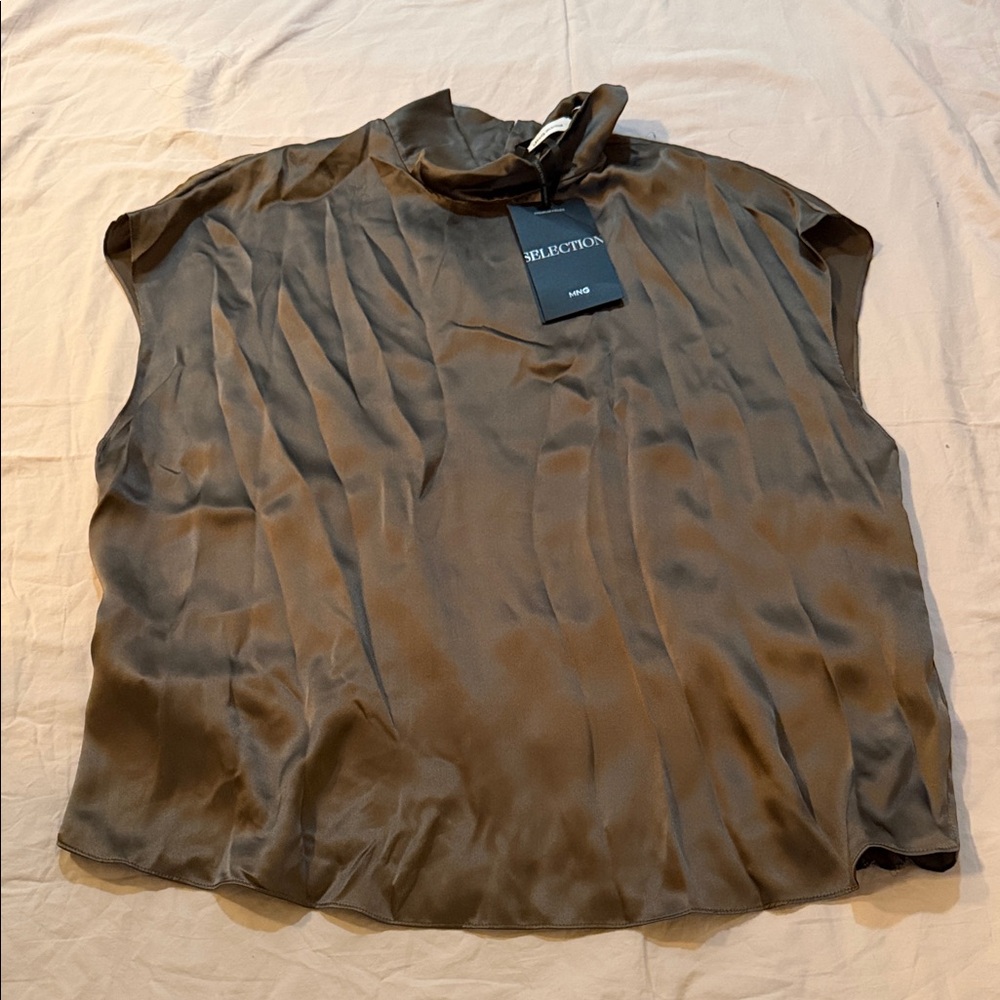 Zara Elegant Brown Blouse